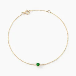 Histoire d'Or Bracelet Or Jaune Onora Emeraude or jaune émeraude Best