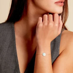 Histoire d'Or Bracelet Or Jaune Sweet Rosace Oxyde De Zirconium New