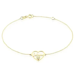 Histoire d'Or Bracelet Or Jaune Veridienne Oxyde New