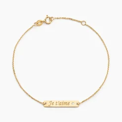Histoire d'Or Bracelet Or Jaune Xaverianne Oxyde Discount