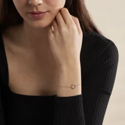 Histoire d'Or Bracelet Or Rose Tresha Diamants or rose diamant Discount