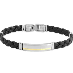 JOURDAN Bracelet Orietta Or Acier Bicolore