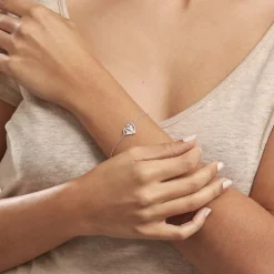 Histoire d'Or Bracelet Origami Argent Blanc Oxyde De Zirconium Discount