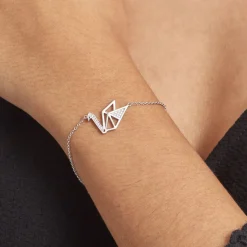 Histoire d'Or Bracelet Origami Argent Blanc Oxyde De Zirconium Outlet