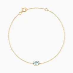 Histoire d'Or Bracelet Ovale Or Jaune Topaze Outlet