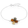 Histoire d'Or Bracelet Oviya Argent Blanc Ambre Outlet