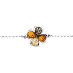 Histoire d'Or Bracelet Oviya Argent Blanc Ambre Outlet