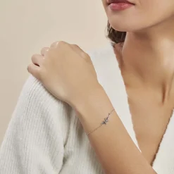 Histoire d'Or Bracelet Oya Argent Blanc Oxyde De Zirconium Sale