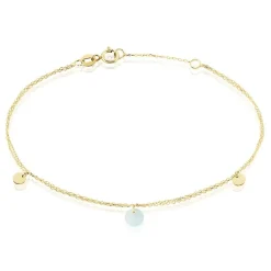 Histoire d'Or Bracelet Pampilles Colorées Or Jaune Amazonite or jaune amazonite vert Sale