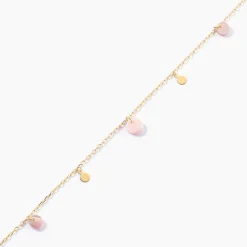 Histoire d'Or Bracelet Pampilles Colorées Or Jaune Nacre or jaune nacre rose Online