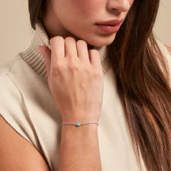 Histoire d'Or Bracelet Parad'eyes Argent Blanc Clearance