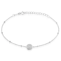 Histoire d'Or Bracelet Pascalin Argent Blanc Oxyde De Zirconium Sale