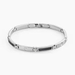 Histoire d'Or Bracelet Patrick Acier Blanc Best