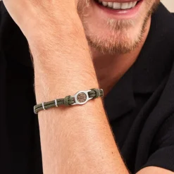 Histoire d'Or Bracelet Paulette Acier Blanc New