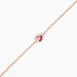 Histoire d'Or Bracelet Pavel Argent Rose Oxyde De Zirconium argent rose oxyde rose Best