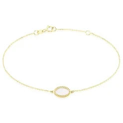 Histoire d'Or Bracelet Pernia Or Jaune Nacre or jaune nacre blanche Hot