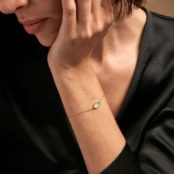 Histoire d'Or Bracelet Pernia Or Jaune Nacre or jaune nacre blanche Hot