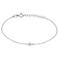 Histoire d'Or Bracelet Peyton Argent Blanc Sale