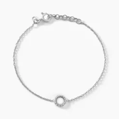 Histoire d'Or Bracelet Peytone Argent Blanc Clearance