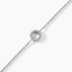 Histoire d'Or Bracelet Peytone Argent Blanc Clearance