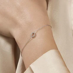 Histoire d'Or Bracelet Peytone Argent Blanc Clearance