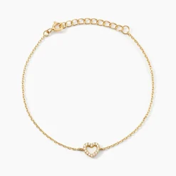 Histoire d'Or Bracelet Phanie Argent Jaune Oxyde De Zirconium Outlet