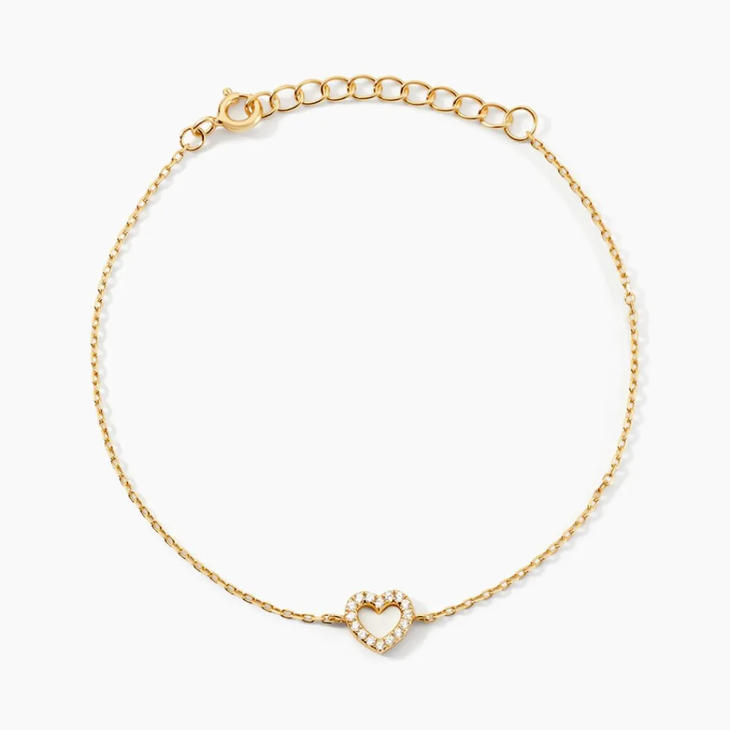 Histoire d'Or Bracelet Phanie Argent Jaune Oxyde De Zirconium Outlet