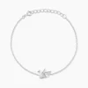 Histoire d'Or Bracelet Pila Argent Blanc New