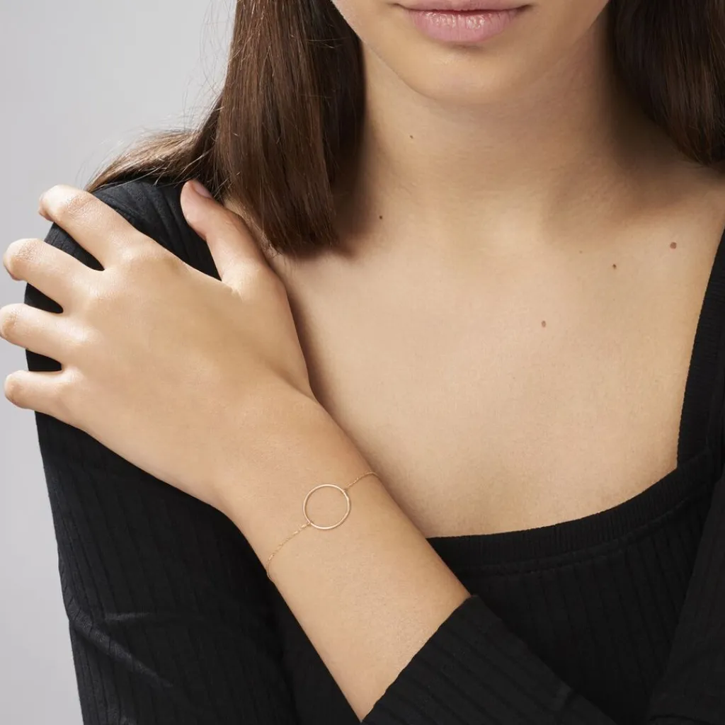 Histoire d'Or Bracelet Pink or jaune Discount