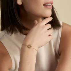 Histoire d'Or Bracelet Plaqué Or Henia Oxydes De Zirconium Sale