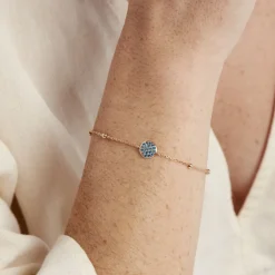 Histoire d'Or Bracelet Plaqué Or Jaune Mikayla Oxydes De Zirconium