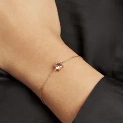 Histoire d'Or Bracelet Plaqué Or Jaune Nilay Oxyde De Zirconium plaqué or jaune oxyde rose Outlet