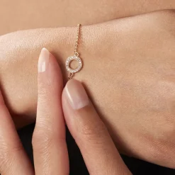 Histoire d'Or Bracelet Plaqué Or Klaar Oxydes De Zirconium New