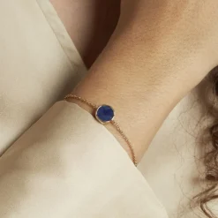 Histoire d'Or Bracelet Plaqué Or Neassasodalite Clearance