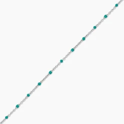 Histoire d'Or Bracelet Polka argent blanc New