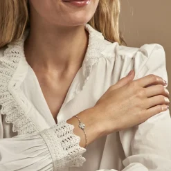 Histoire d'Or Bracelet Polka argent blanc