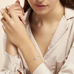 Histoire d'Or Bracelet Princess Argent Blanc Oxyde De Zirconium Sale