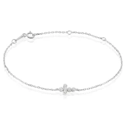 Histoire d'Or Bracelet Priscus Argent Blanc Oxyde De Zirconium