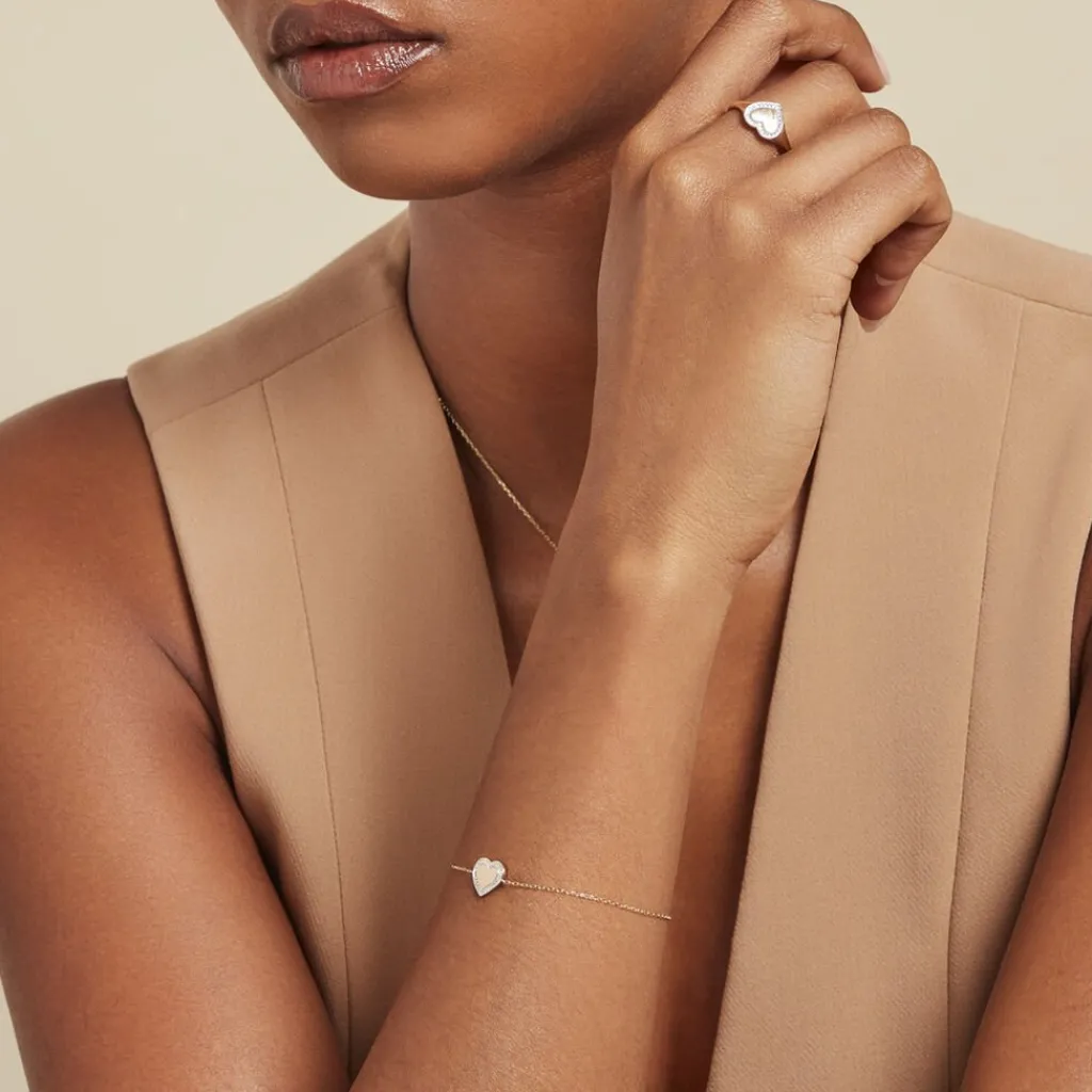 Histoire d'Or Bracelet Promesse Pour L'eternite Or Jaune Diamant Outlet