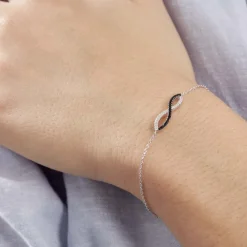 Histoire d'Or Bracelet Prudentia Argent Blanc Oxyde De Zirconium Outlet