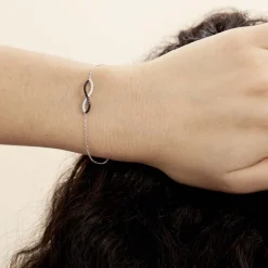 Histoire d'Or Bracelet Prudentia Argent Blanc Oxyde De Zirconium Outlet