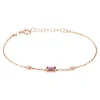 Histoire d'Or Bracelet Purple Mood Argent Rose Oxyde De Zirconium Discount