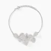 Histoire d'Or Bracelet Radiant Bloom Argent Blanc Oxyde Best