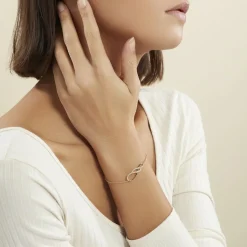 Histoire d'Or Bracelet Rajah Plaqué Or Jaune Oxyde De Zirconium