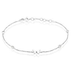 Histoire d'Or Bracelet Rana Argent Blanc Oxyde De Zirconium Discount