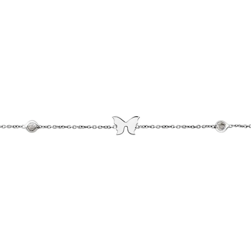 Histoire d'Or Bracelet Rana Argent Blanc Oxyde De Zirconium Discount