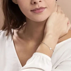 Histoire d'Or Bracelet Rana Argent Blanc Oxyde De Zirconium Discount