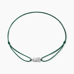 Histoire d'Or Bracelet Raven Argent Blanc New