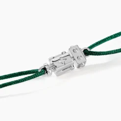 Histoire d'Or Bracelet Raven Argent Blanc New