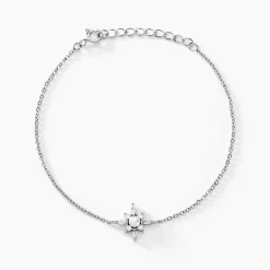 Histoire d'Or Bracelet Rhoda Argent Blanc Perle De Culture Oxyde De Zirconium Discount